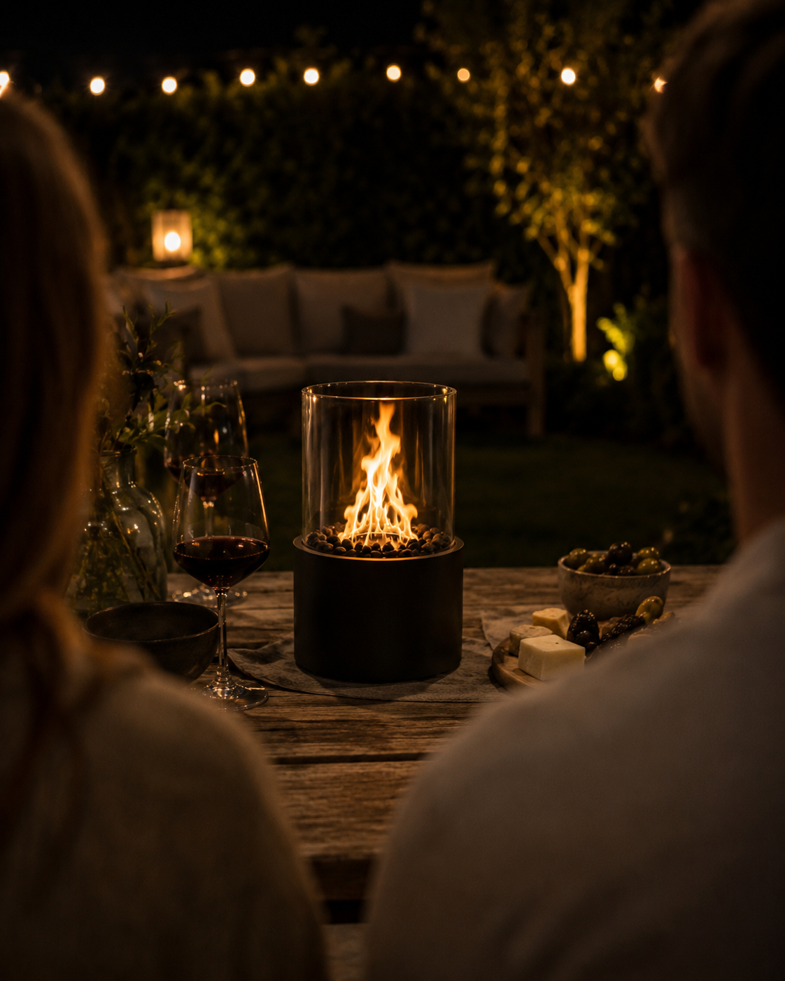 Elias Table Fireplace